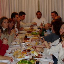 Asistentes a la matanza del cerdo